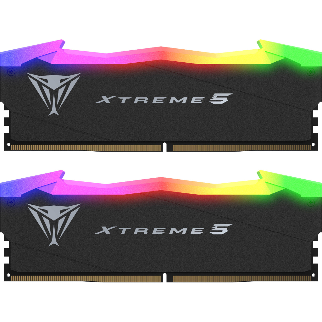 Модуль пам'яті для комп'ютера DDR5 32GB (2x16GB) 7600 MHz Viper Xtreme 5 RGB Patriot (PVXR532G76C36K) - зображення 1