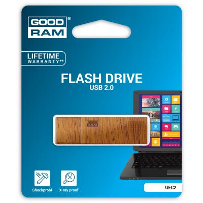 USB флеш накопичувач Goodram 128GB UEC2 Eco USB 2.0 (UEC2-1280N0R11) - зображення 4