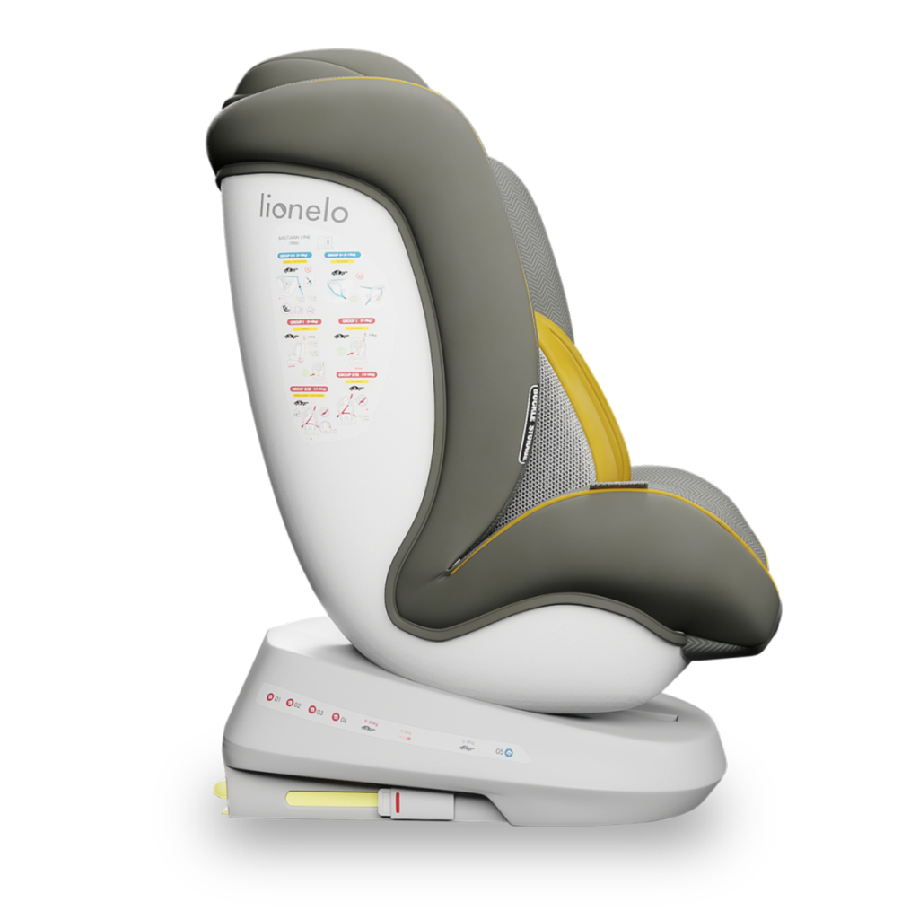 Автокрісло Lionelo Bastiaan One 0-36 кг Yellow Mustard (LO-BASTIAAN ONE YELLOW MUSTARD) - зображення 3