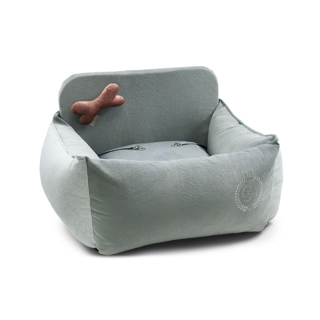 Автомобільне крісло для тварин Chloe's Home Paris M/L 65х45 см сіре (CLH1028) - зображення 1