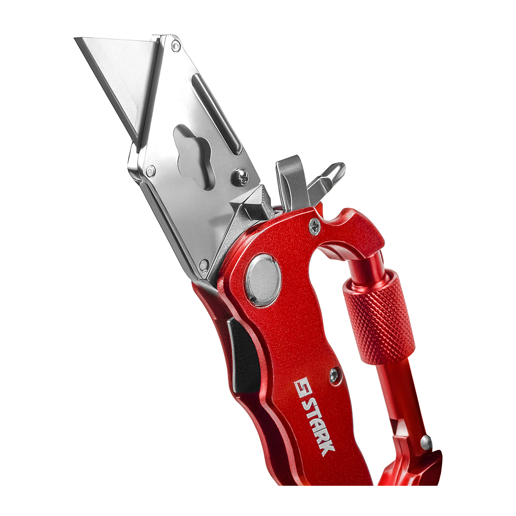 Ніж монтажний Stark складний трапецієподібний (506100840) - зображення 2