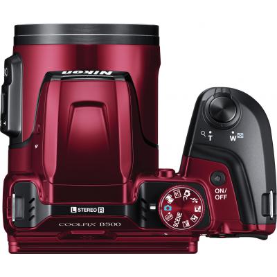Цифровий фотоапарат Nikon Coolpix B500 Red (VNA953E1) - зображення 8