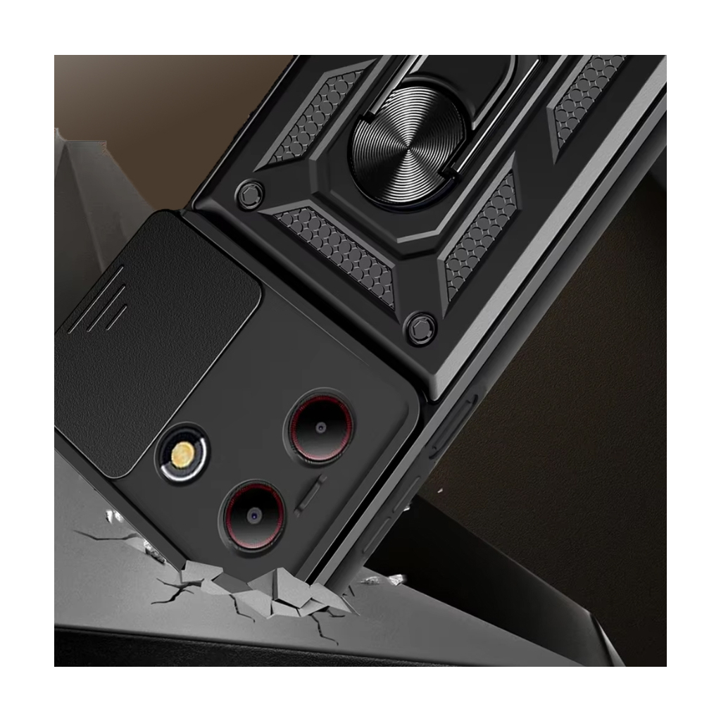 Чохол до мобільного телефона BeCover Military ZTE Blade A54 Black (712172) - зображення 5