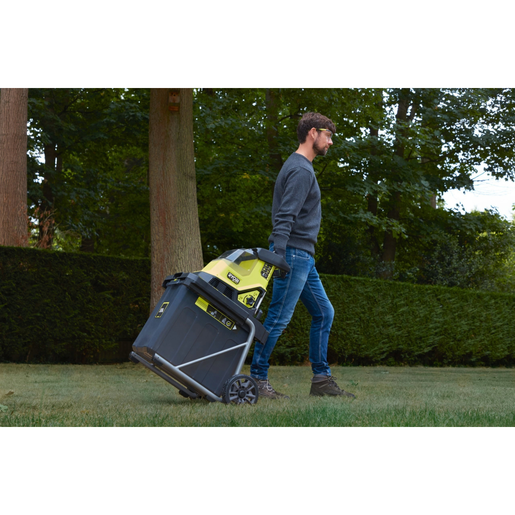 Садовий подрібнювач Ryobi Max Power RY36SHX40-0 36В, 40мм, 55л, фреза низькошумний (без АКБ та ЗУ) (5133005451) - зображення 9