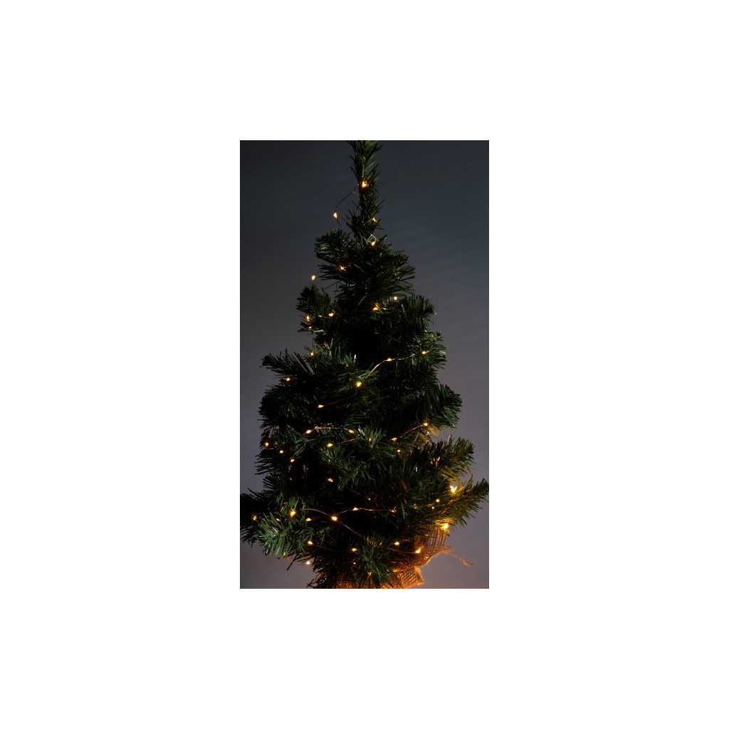 Гірлянда Luca Lighting Струна чорна 18 м теплий білий (8718861853162) - зображення 3