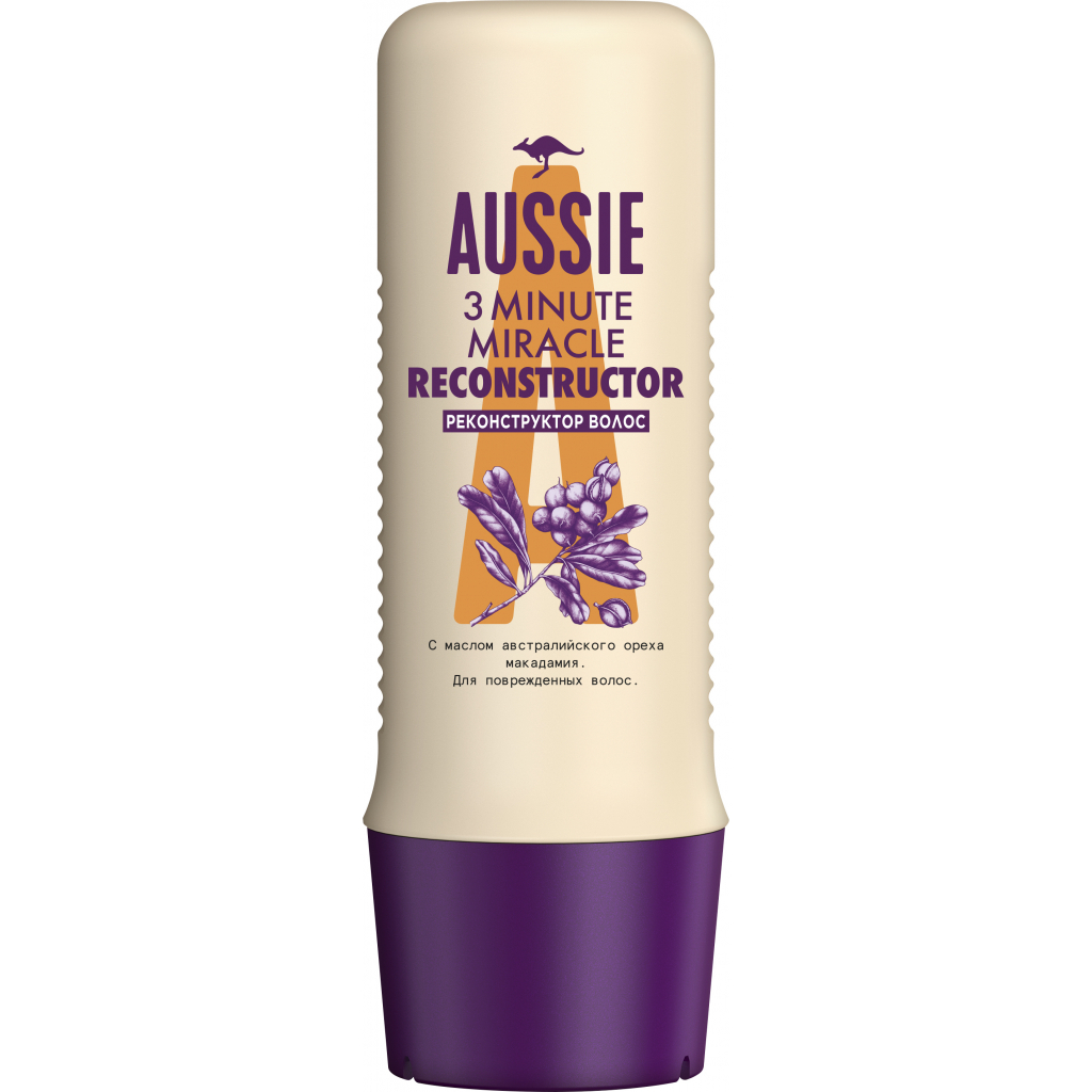 Кондиціонер для волосся Aussie 3 Minute Miracle Reconstructor 250 мл (5410076390779) - зображення 1