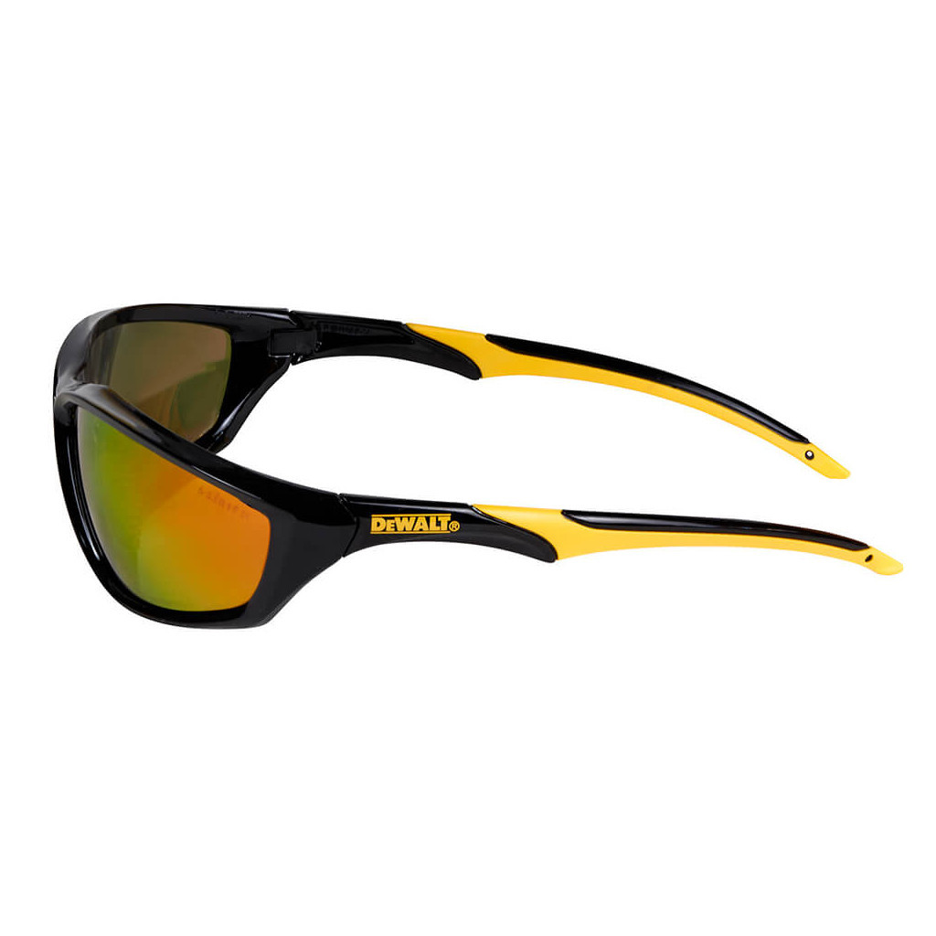 Захисні окуляри DeWALT Router, кольорові дзеркальні, полікарбонатні, з подвійними дужками (DPG96-FD) - зображення 4