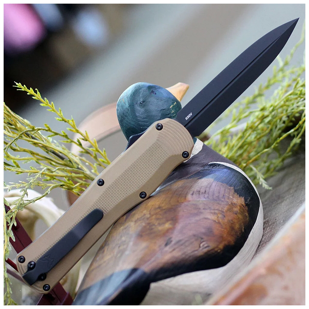 Ніж Benchmade Autocrat Coyote OTF Auto (3400BK-2) - зображення 11