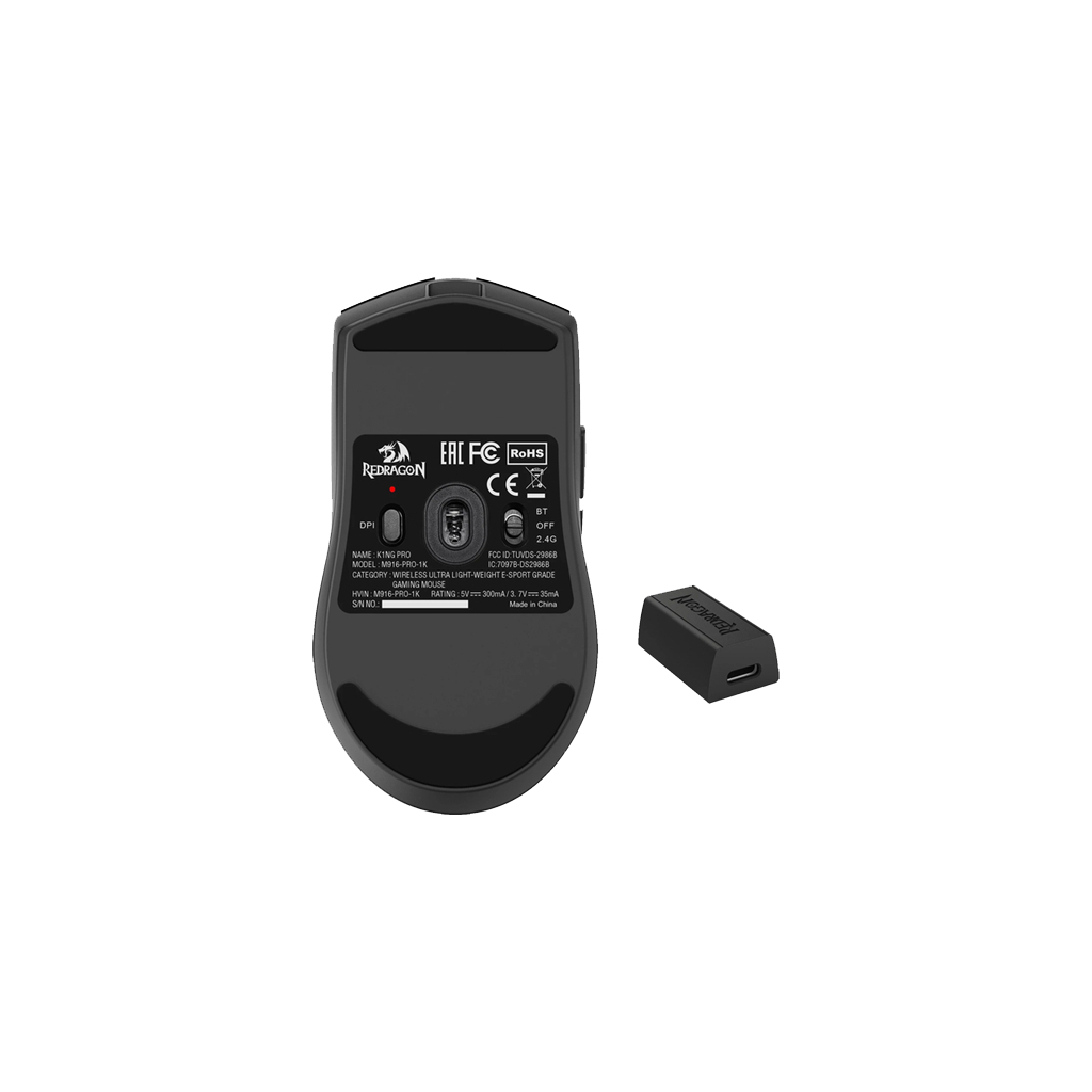 Мишка Redragon M916 Pro-4 Wireless Black (72211) - зображення 6