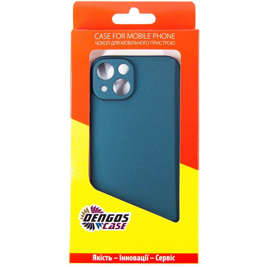 Чохол до мобільного телефона Dengos Soft iPhone 14 (green) (DG-TPU-SOFT-13) - зображення 4