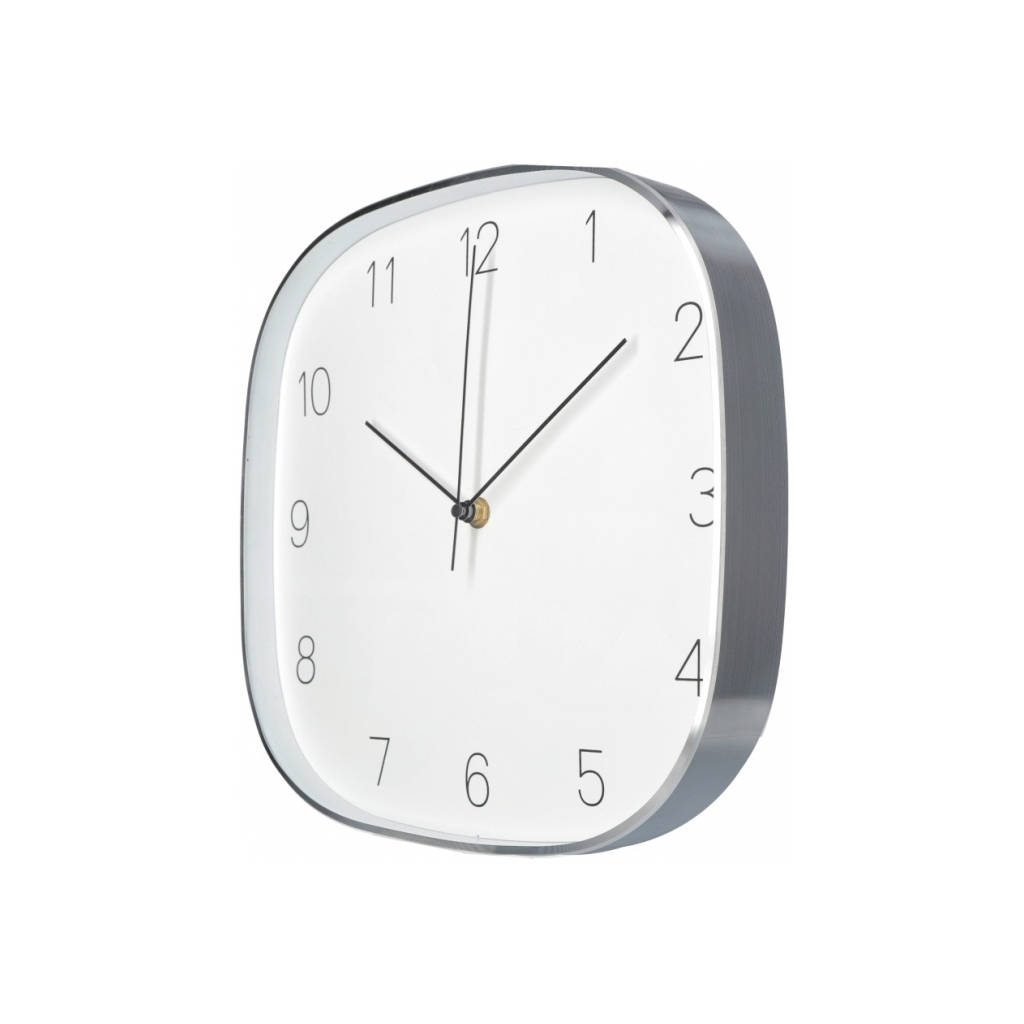 Настінний годинник Optima Promo Promo Jewel, металевий, срібний (O52080-16) - зображення 2