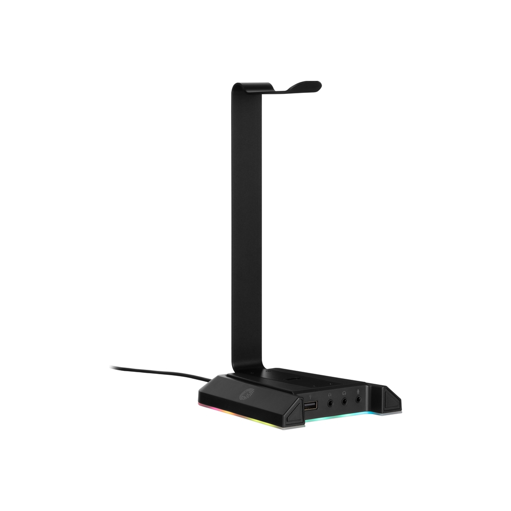 Підставка для гарнітури 2E Gaming GST320 RGB 7.1 USB Black (2E-GST320UB) - зображення 2