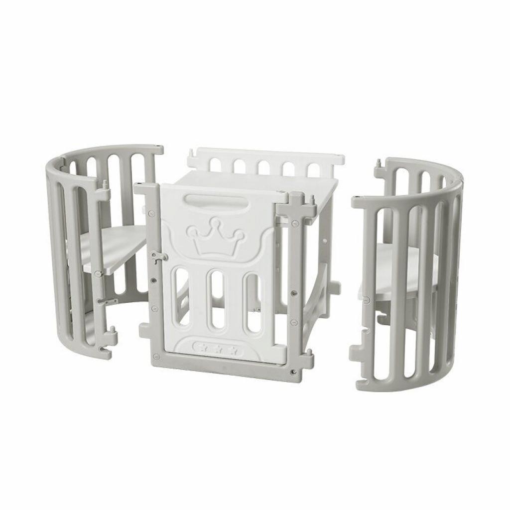 Ліжечко BabyHit Мультифункціональна 5 в 1 з овальним матрацом (73628) - зображення 3