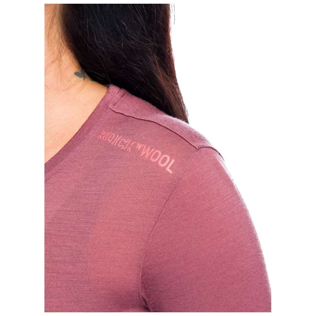 Термокофта Ortovox 185 Rock'n'Wool Long Sleeve Wms mountain rose - M (025.001.1019) - зображення 8