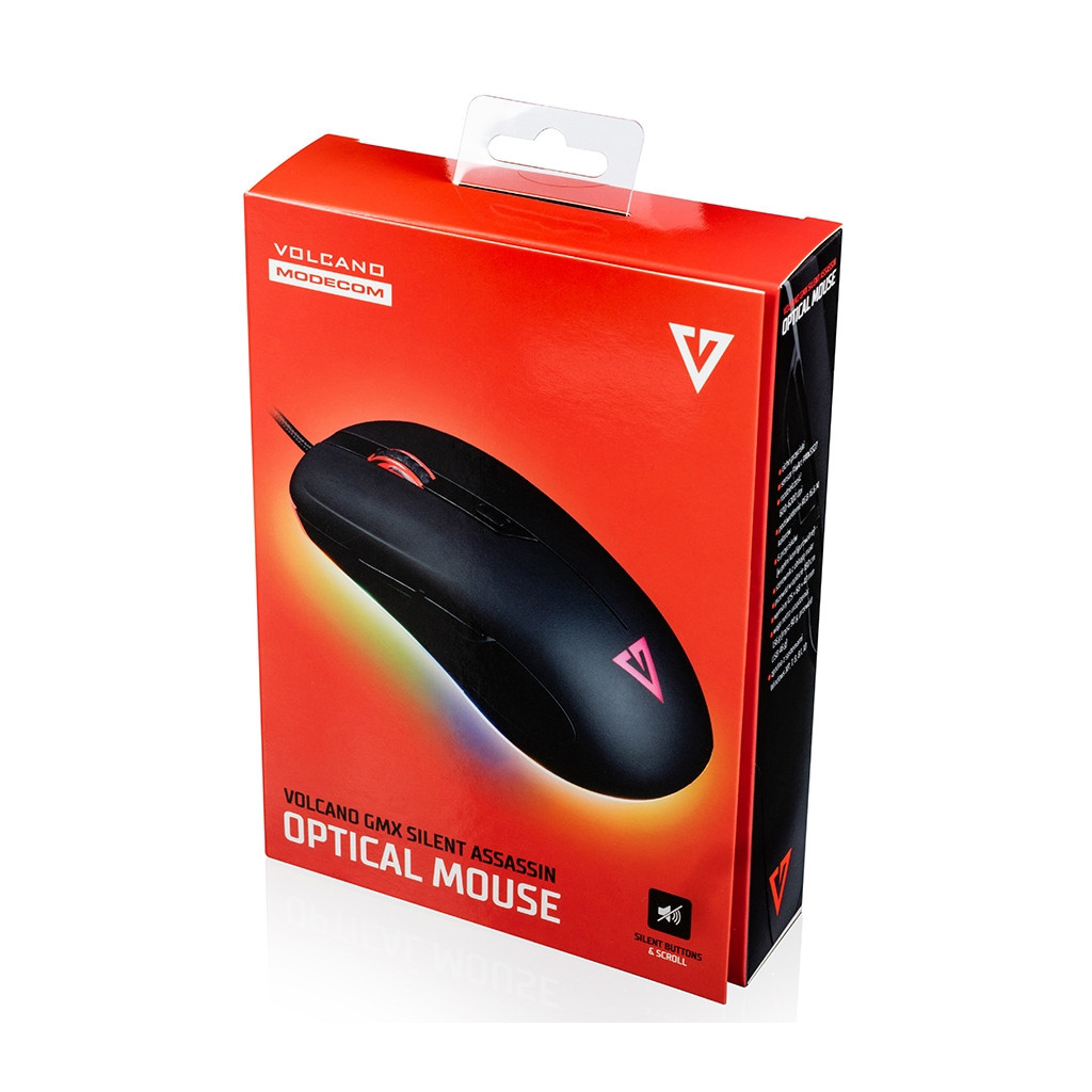 Мишка Modecom Volcano GMX Assassin RGB Silent USB Black (M-MC-GMX-SILENT-ASSASSIN) - зображення 12