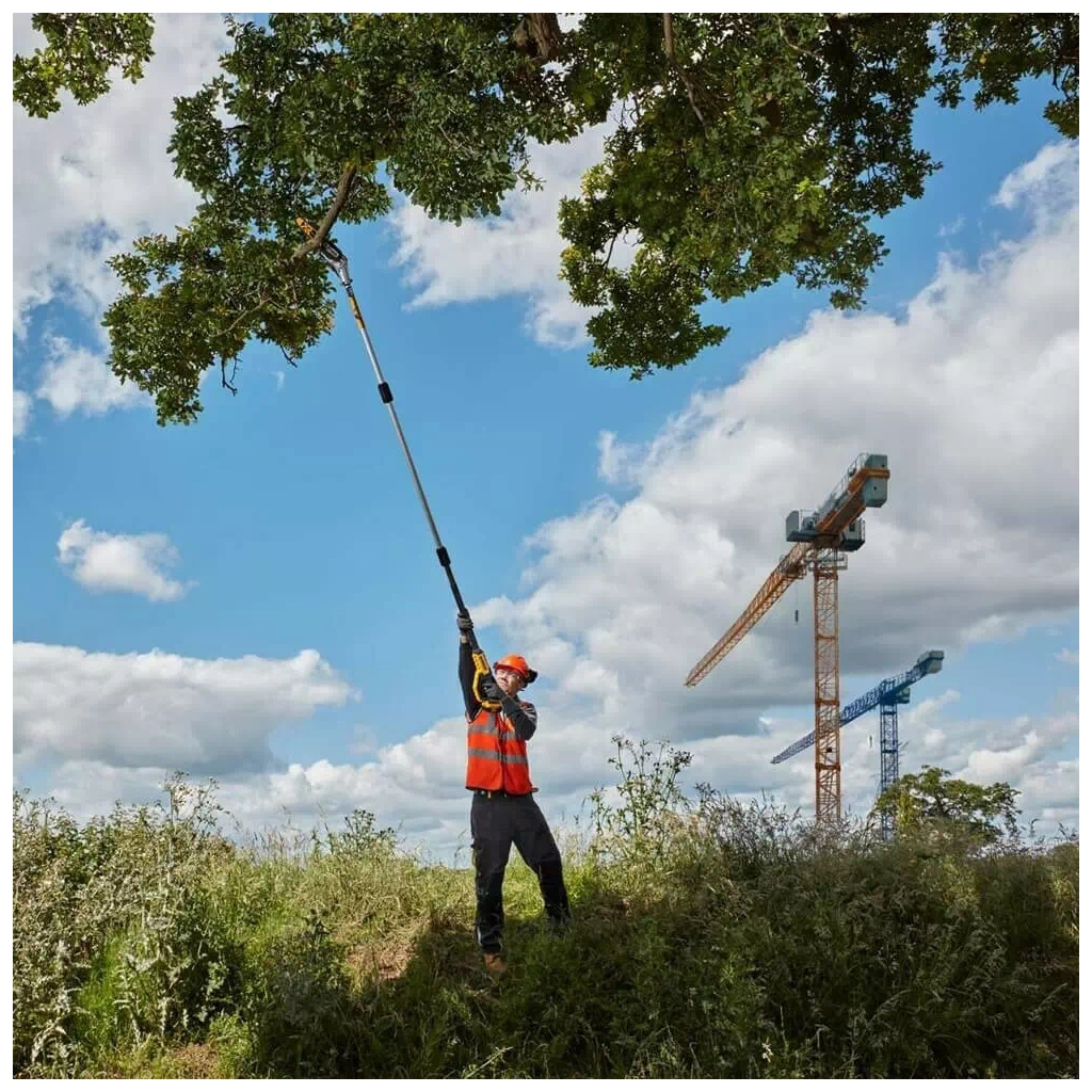 Ланцюгова пила DeWALT висоторіз 18V, 5Ah, довжина шини 20 см (DCMPS567P1) - изображение 6