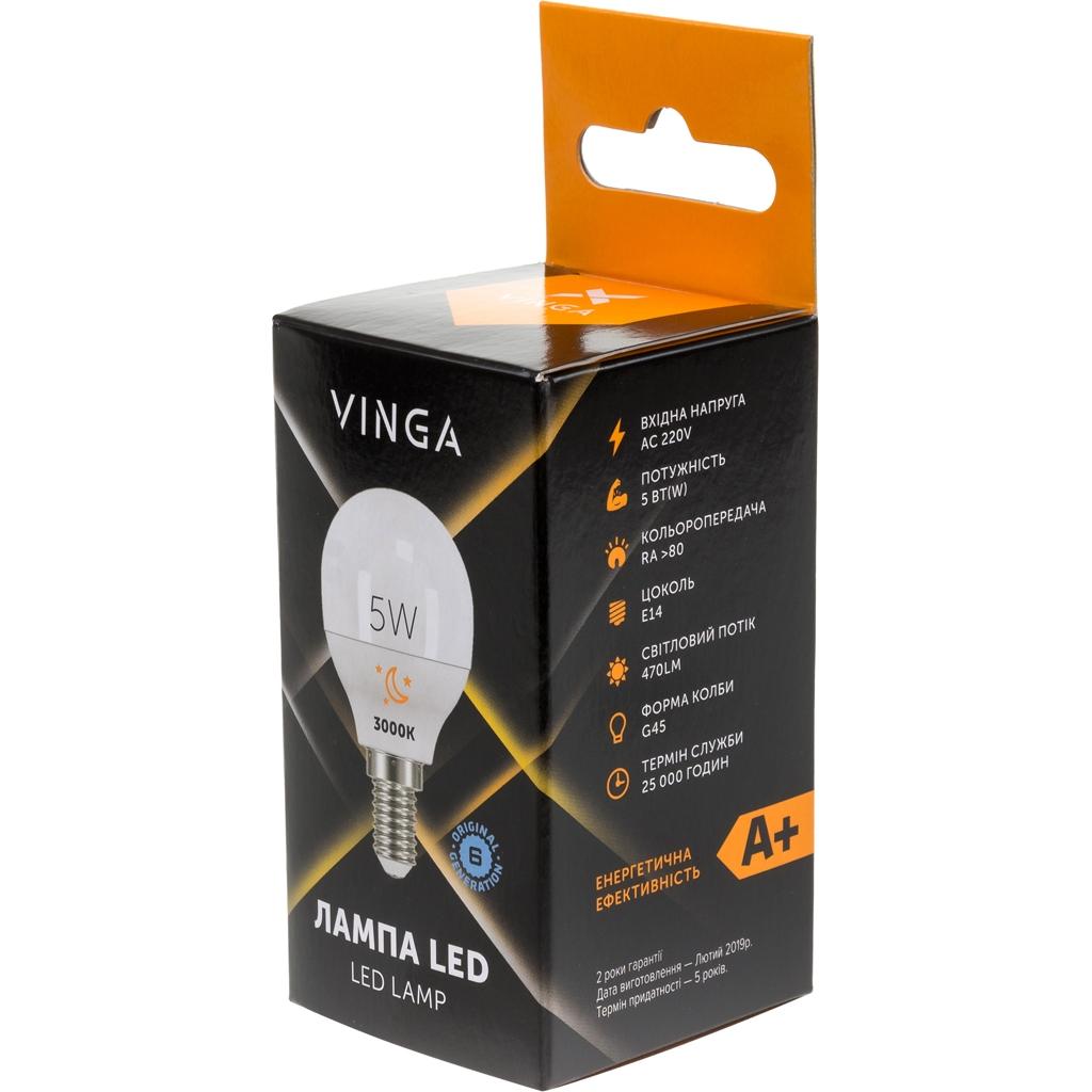 Лампочка Vinga VL-G45E14-53L - picture 4