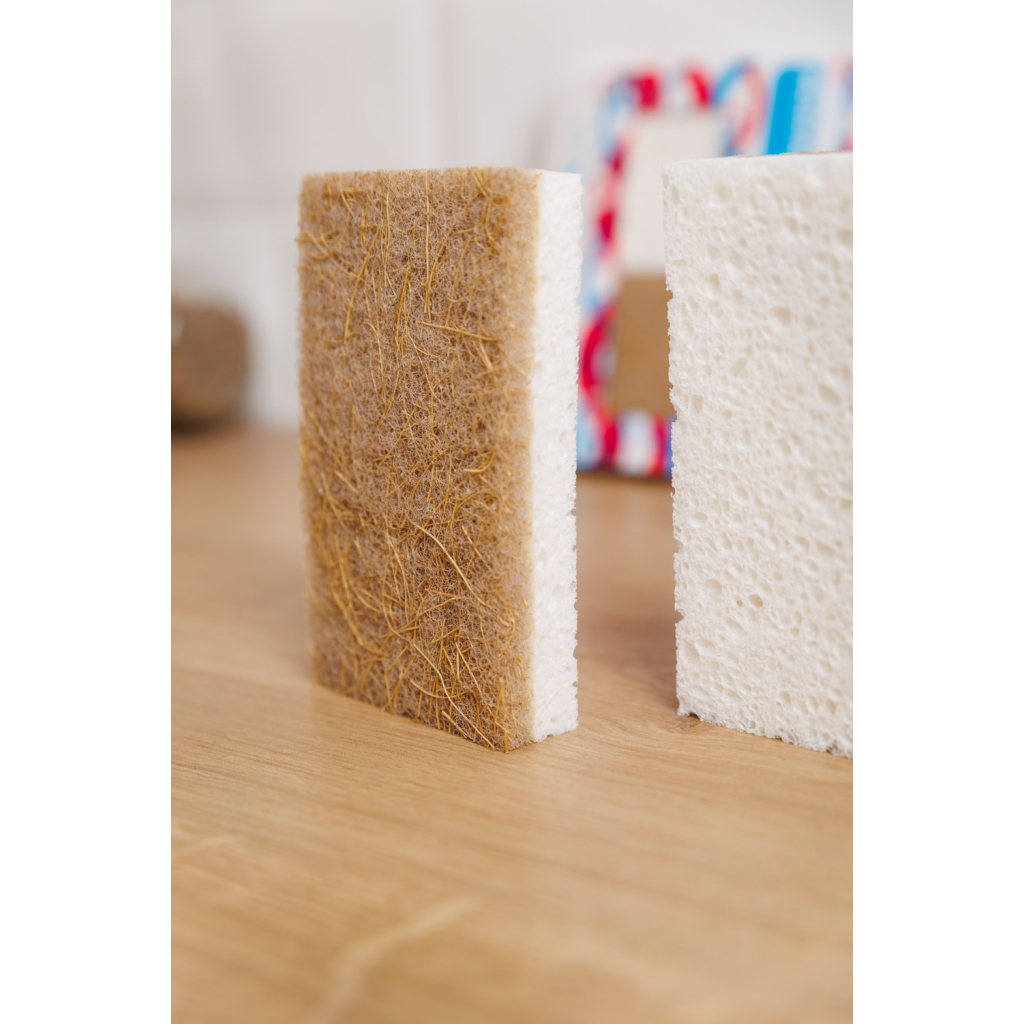 Губки кухонні Добра Господарочка Целюлозні З кокосовим волокном 2 шт. (4820086523073) - зображення 6