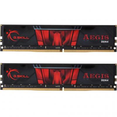 Модуль пам'яті для комп'ютера DDR4 16GB (2x8GB) 2400 MHz Aegis G.Skill (F4-2400C17D-16GIS) - зображення 1