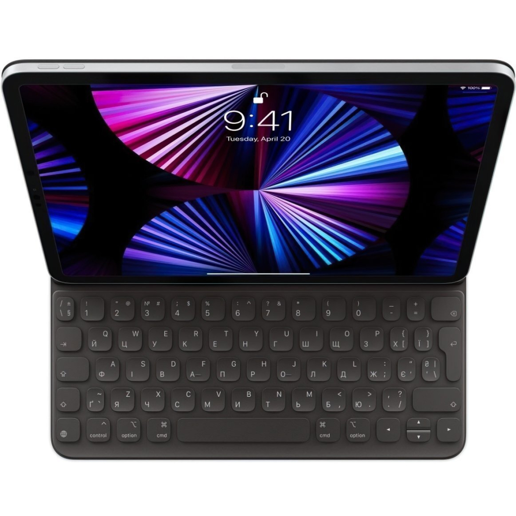 Чохол до планшета Apple Smart Keyboard Folio for iPad Air (5th generation) and iPad Pro 11-inch (3rd generation) - Ukrai (MXNK2UA/A) - зображення 1