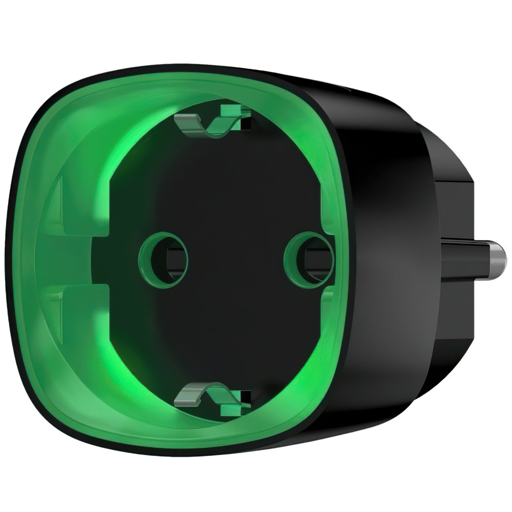 Розумна розетка Ajax Socket чорна - изображение 1