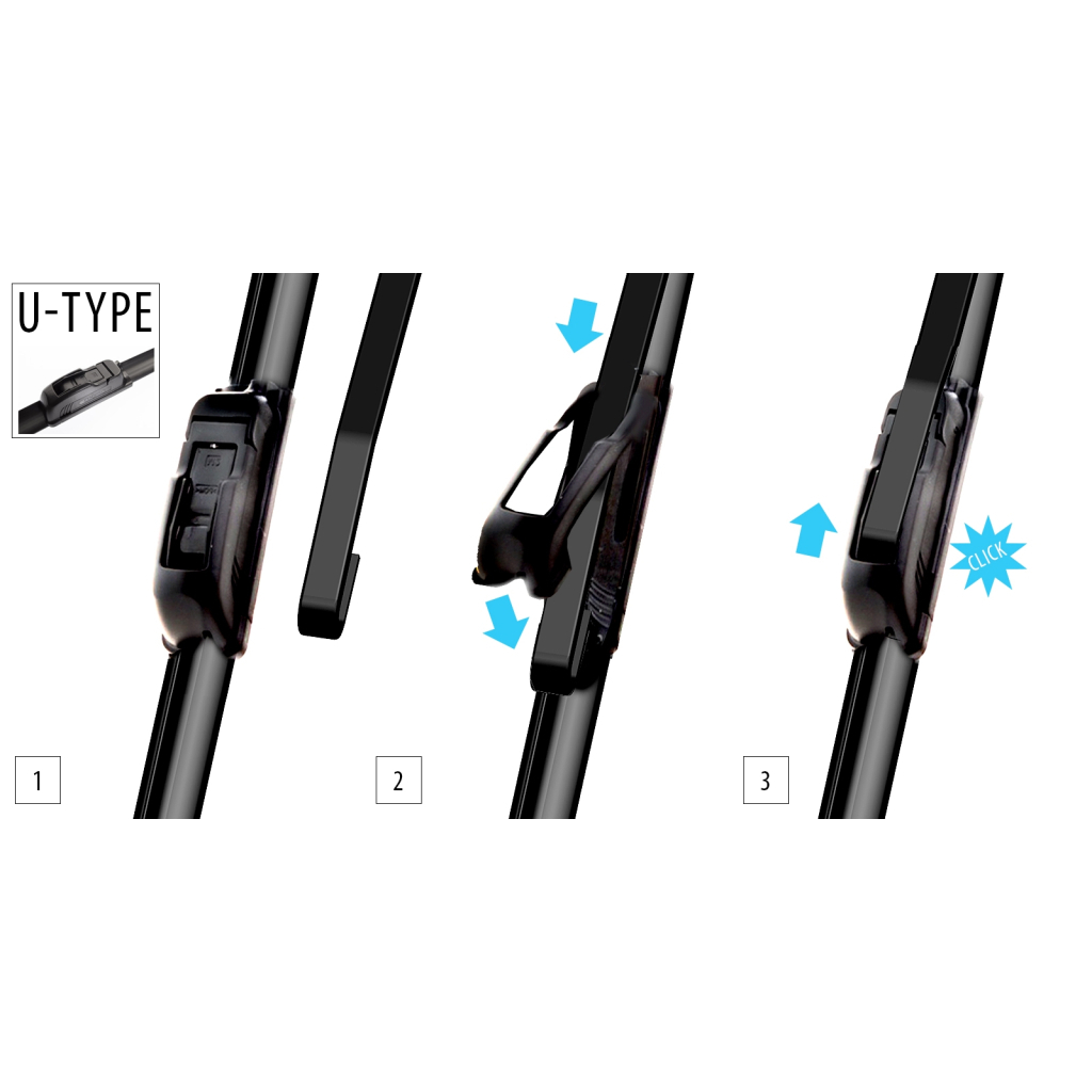 Щітка склоочисника OXIMO безкаркасна 525 mm / 21 (WU525) - зображення 4