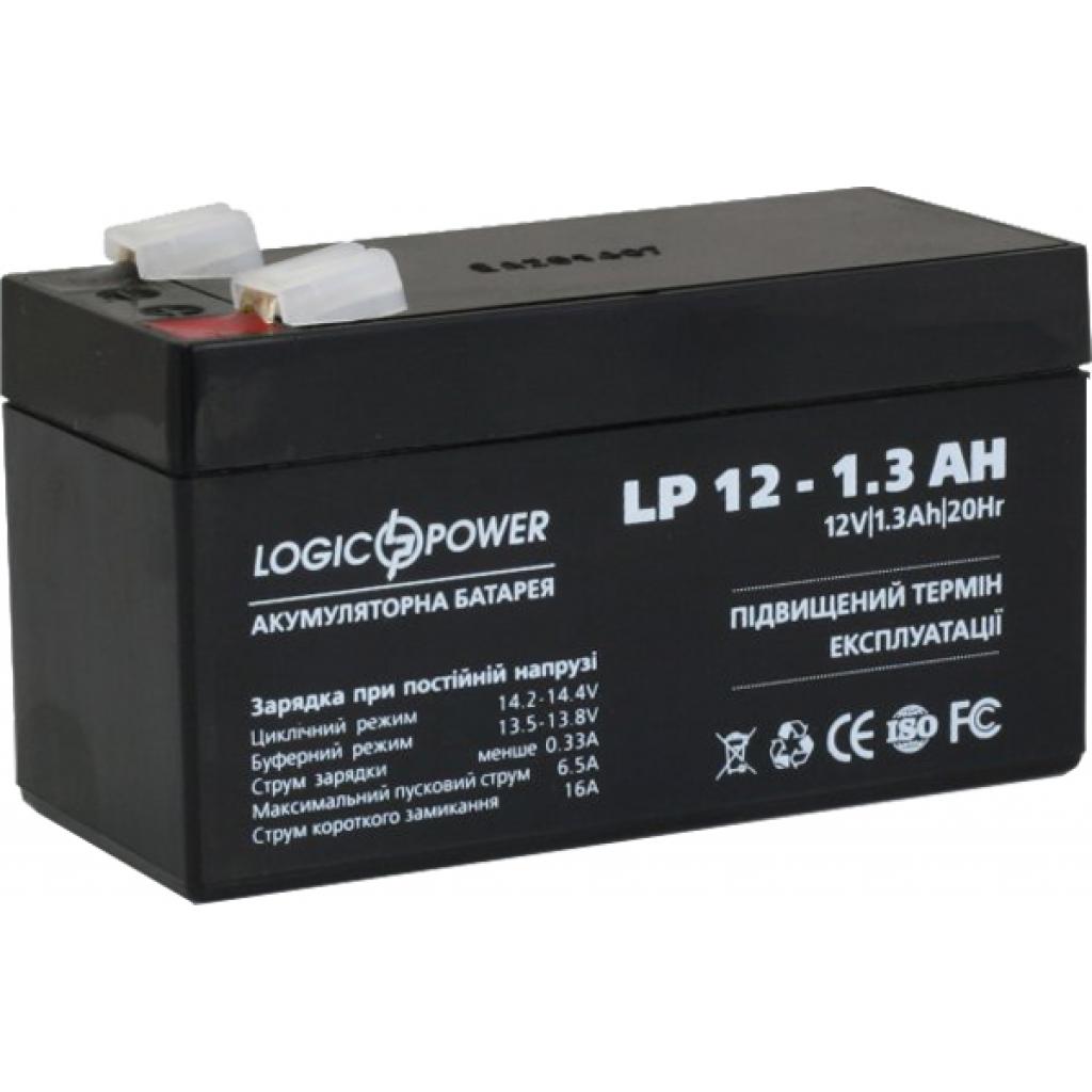 Батарея до ДБЖ LogicPower LPM 12В 1.3 Ah (4131) - зображення 3