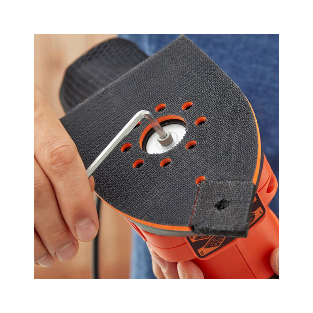 Шліфувальна машина Black&Decker 200 Вт, 8000-13000 об/хв, вага 1.58 кг (BEW200) - зображення 4