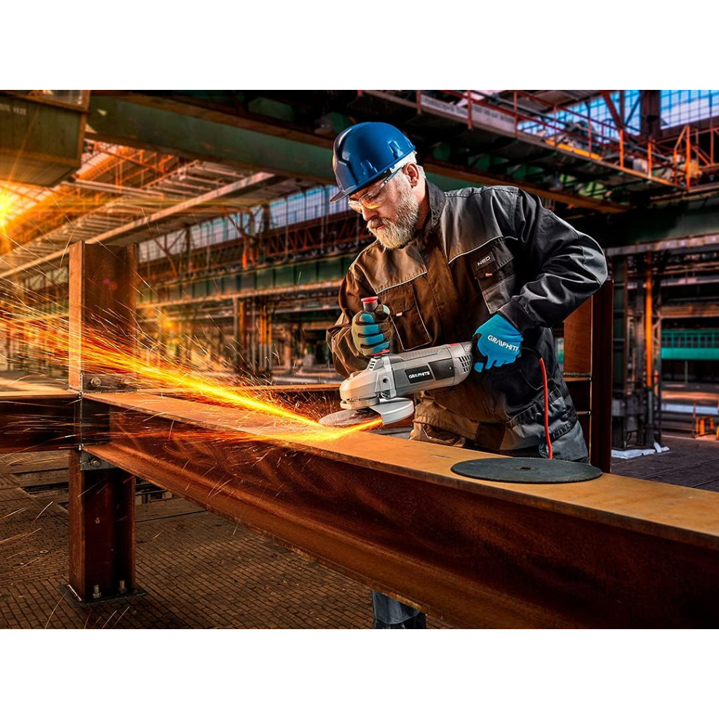 Шліфувальна машина Graphite 230мм, 2350W, 6500об/хв, 4.85кг (59G207) - зображення 3