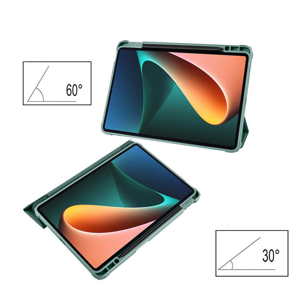 Чохол до планшета BeCover Soft Edge Pencil Mount Xiaomi Mi Pad 5 / 5 Pro Dark Green (708363) - зображення 6