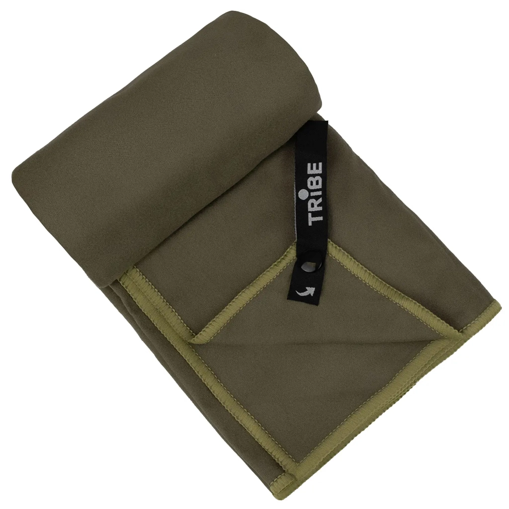 Туристичний рушник Tribe з мікрофібри в чохлі Pocket Towel 50х100 M Army-green (T-LC-0001-M-army-green) - picture 2