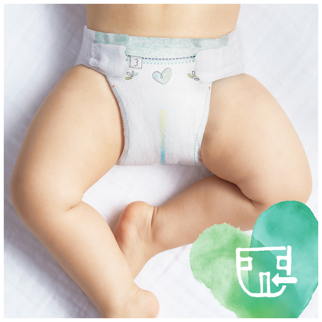 Підгузки Pampers Pure Protection Розмір 2 Mini 4-8 кг 27 шт. (8001841023205) - зображення 7