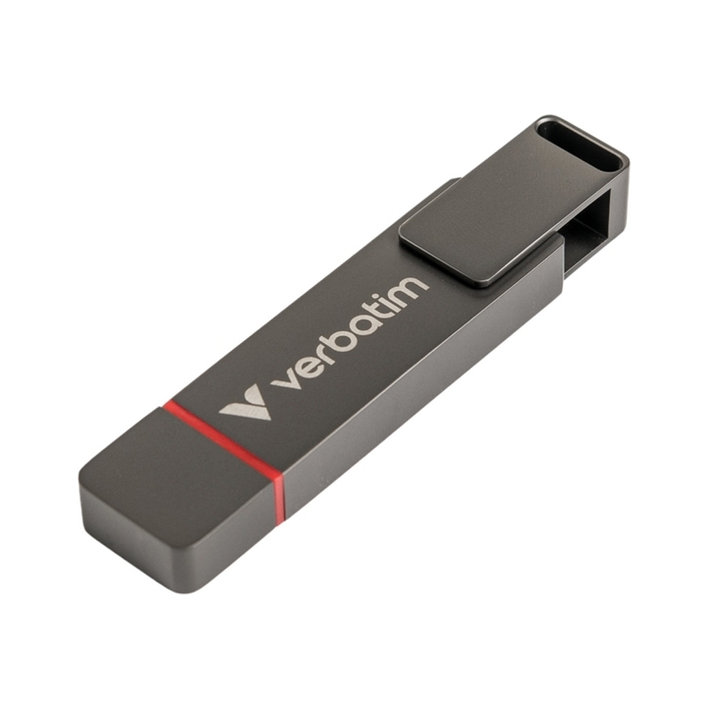 USB флеш накопичувач Verbatim 256GB QuickStick USB 3.2/USB-C (32041) - зображення 2