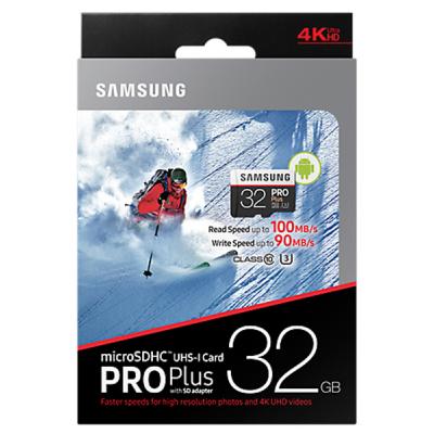 Карта пам'яті Samsung 32GB microSD class 10 PRO PLUS UHS-I G3 (MB-MD32GA/RU) - зображення 4