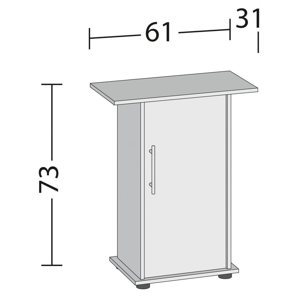 Підставка для акваріума Juwel Record 60/Primo 70 LED чорна 61х31х73 см (4022573553000) - изображение 2