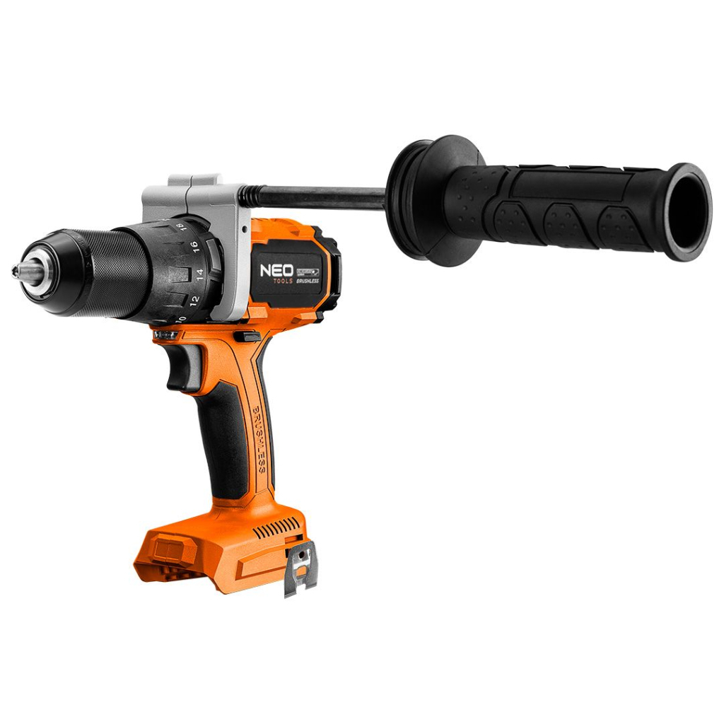 Шуруповерт Neo Tools Energy+ 18V, безщітковий, 100Нм, 0-480/0-1900об/хв 1.56кг (без АКБ та ЗП) (04-616) - зображення 2