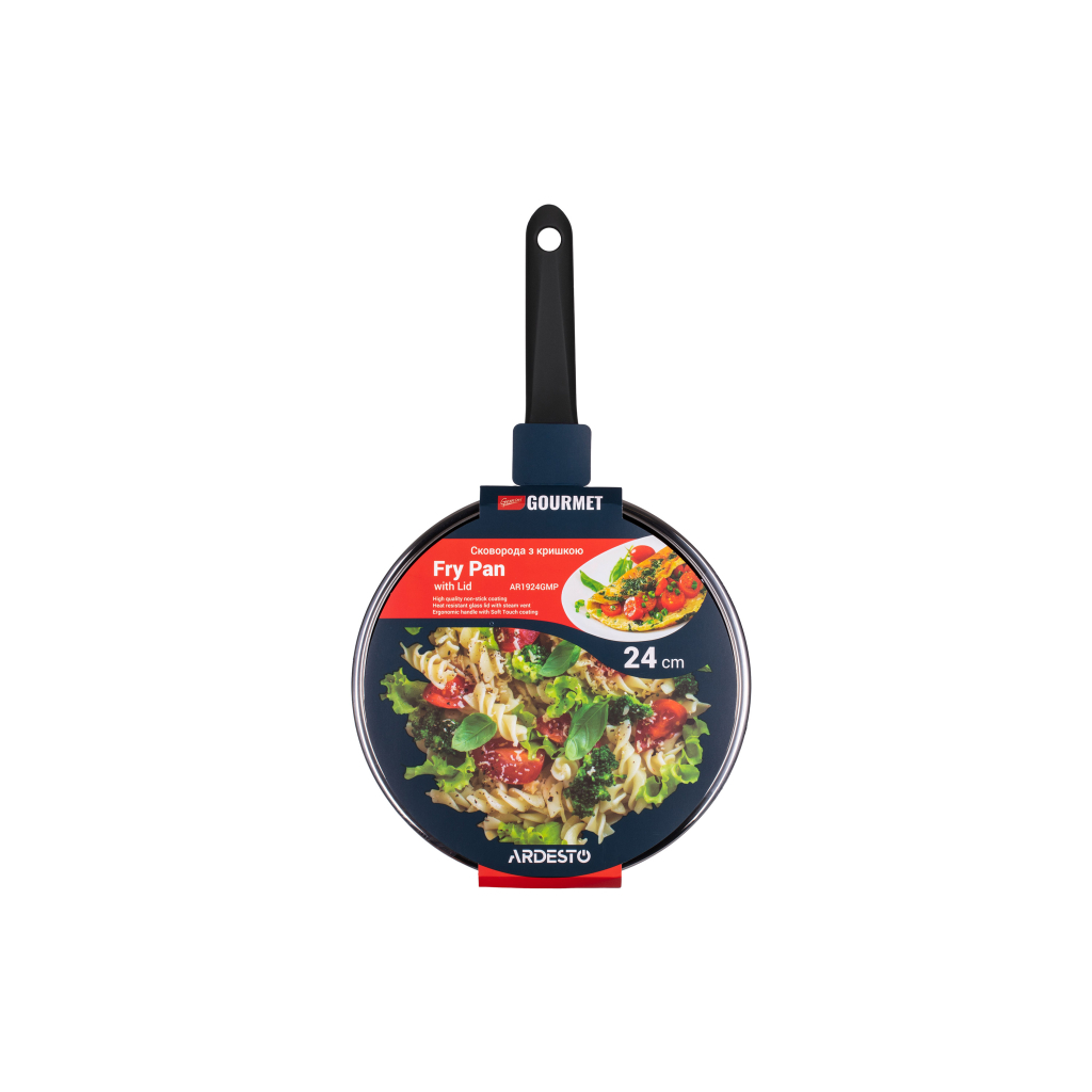 Сковорода Ardesto Gemini Gourmet Aosta з кришкою 24 см (AR1924GMP) - зображення 4