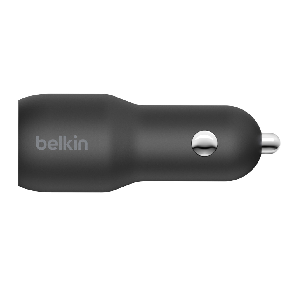 Зарядний пристрій Belkin Car Charger (24W) Dual USB-A, USB-A - Lightning, 1m, black (CCD001BT1MBK) - зображення 4