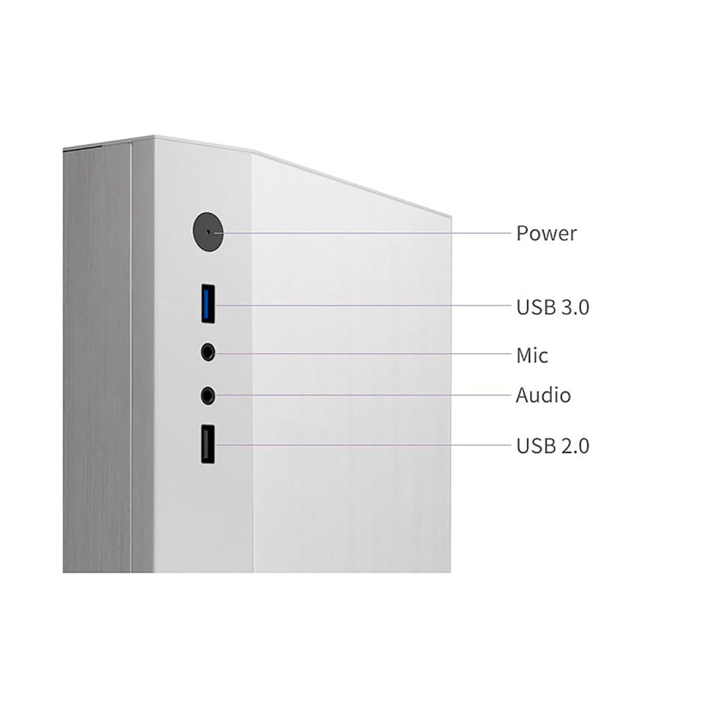 Корпус Almordor Solar 210 SFF Silver (ALS210SFFSL) - зображення 6