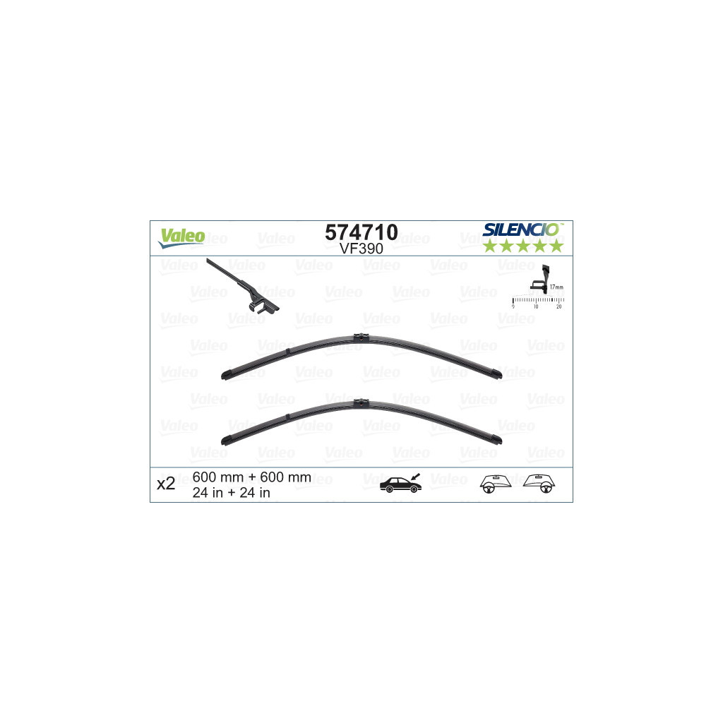 Щітка склоочисника Valeo 574710 - зображення 1