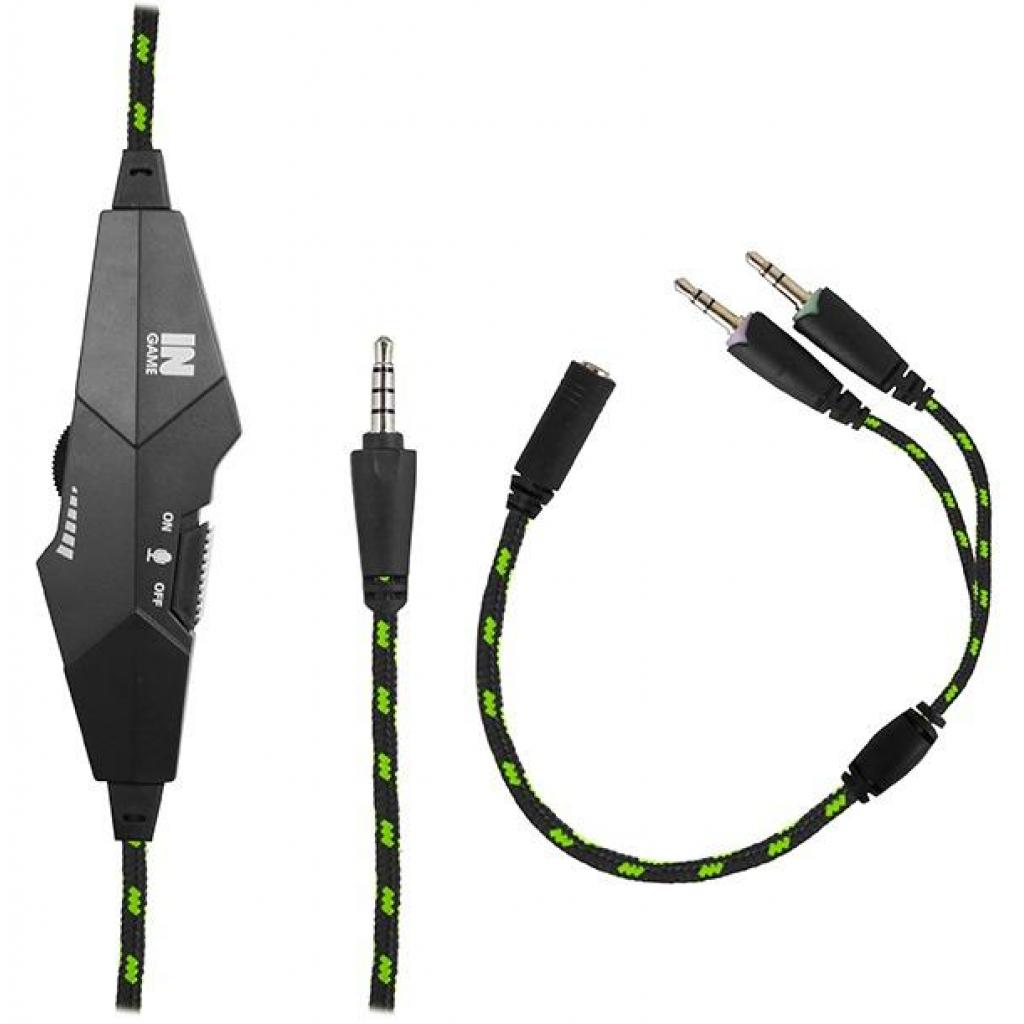 Навушники Gemix N20 Black-Green Gaming - зображення 4