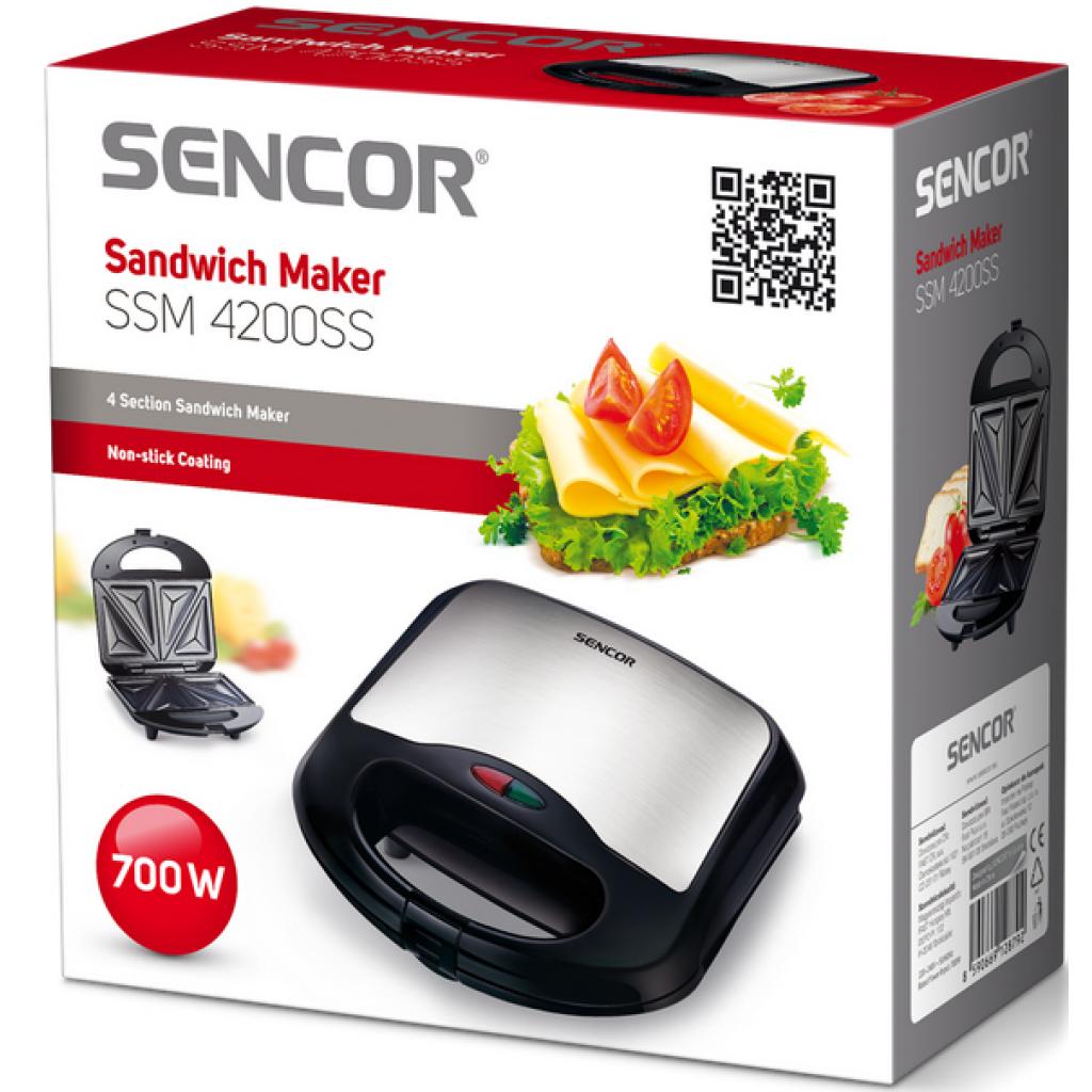 Сендвічниця Sencor SSM 4200 SS (SSM4200SS) - зображення 4