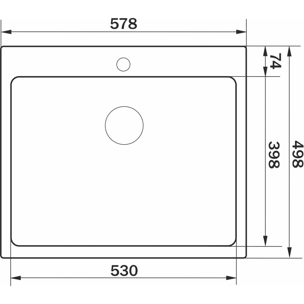 Мийка кухонна GRANADO Villena S201 black (GS03201B) - зображення 7