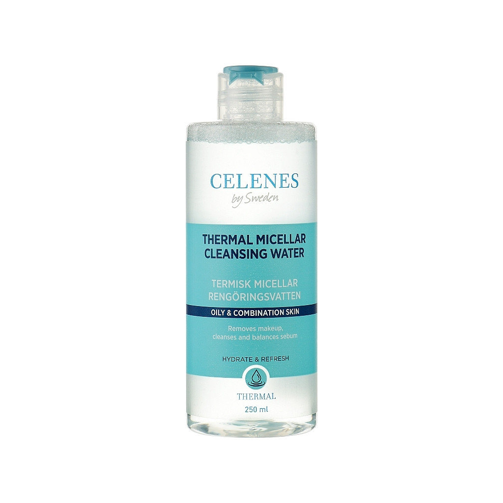 Міцелярна вода Celenes Thermal Micellar Cleansing Water Термальна для жирної та комбінованої шкіри 250 мл (7350104248031) - зображення 1