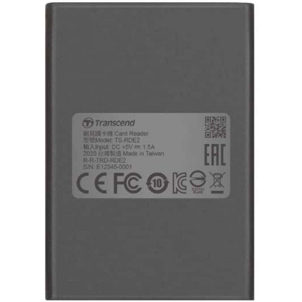 Зчитувач флеш-карт Transcend USB 3.2 Gen 2x2 Type-C CFexpress (TS-RDE2) - зображення 4