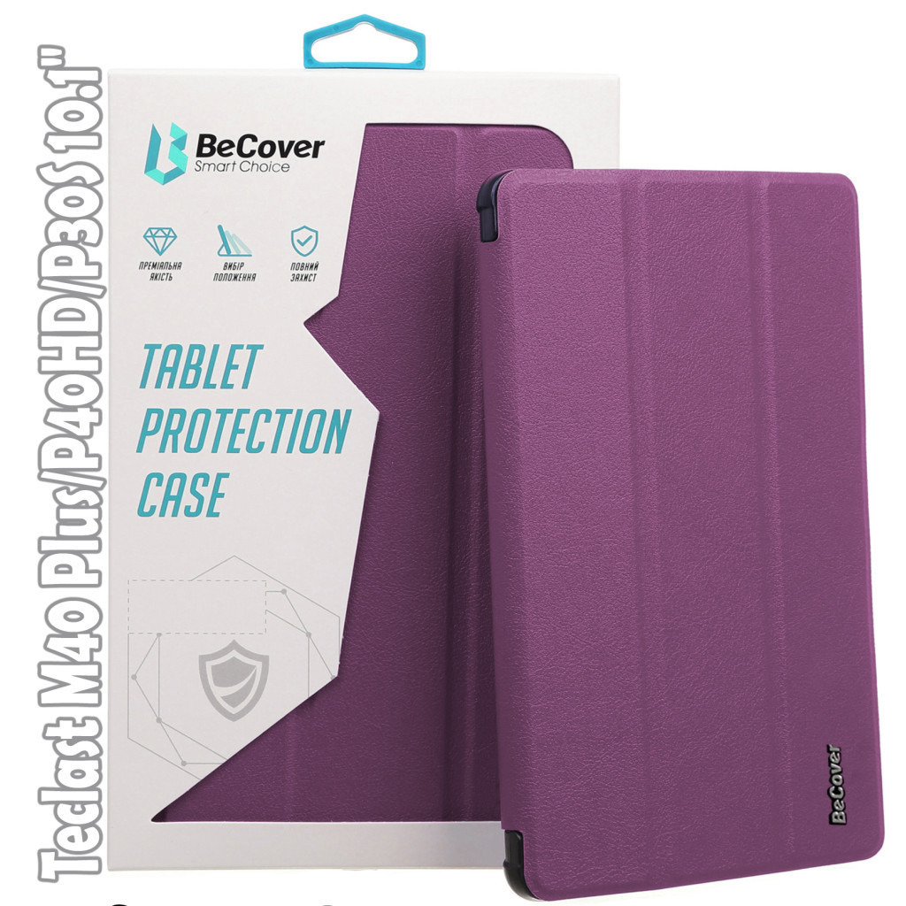 Чохол до планшета BeCover Smart Case Teclast M40 Plus/P40HD/P30S 10.1" Purple (709547) - зображення 1