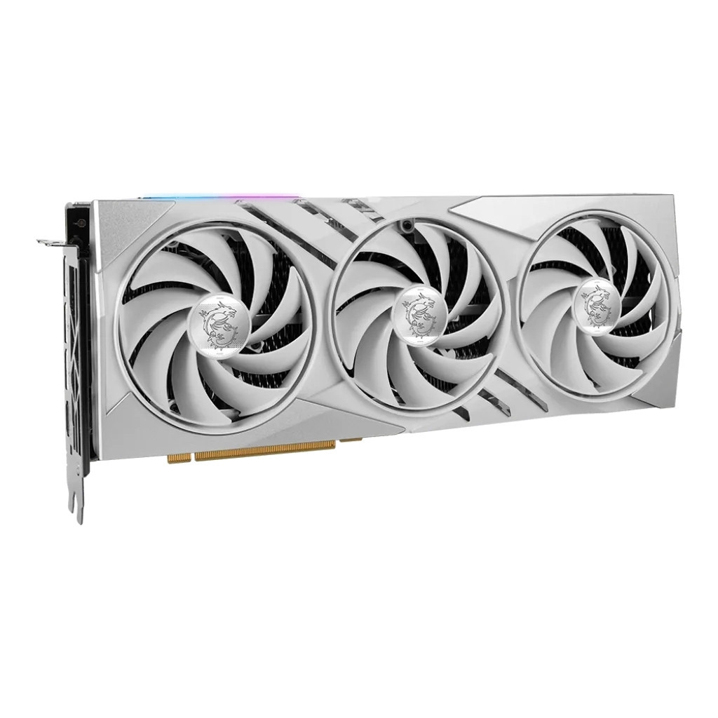 Відеокарта MSI GeForce RTX4070Ti SUPER 16Gb GAMING X SLIM WHITE (RTX 4070 Ti SUPER 16G GAMING X SLIM WHIT) - зображення 2