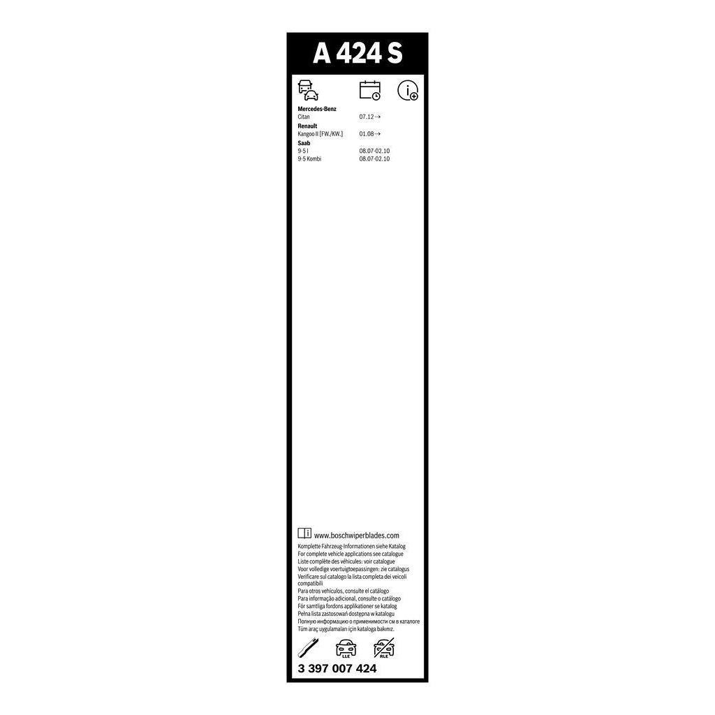 Щітка склоочисника Bosch 3 397 007 424 - зображення 5