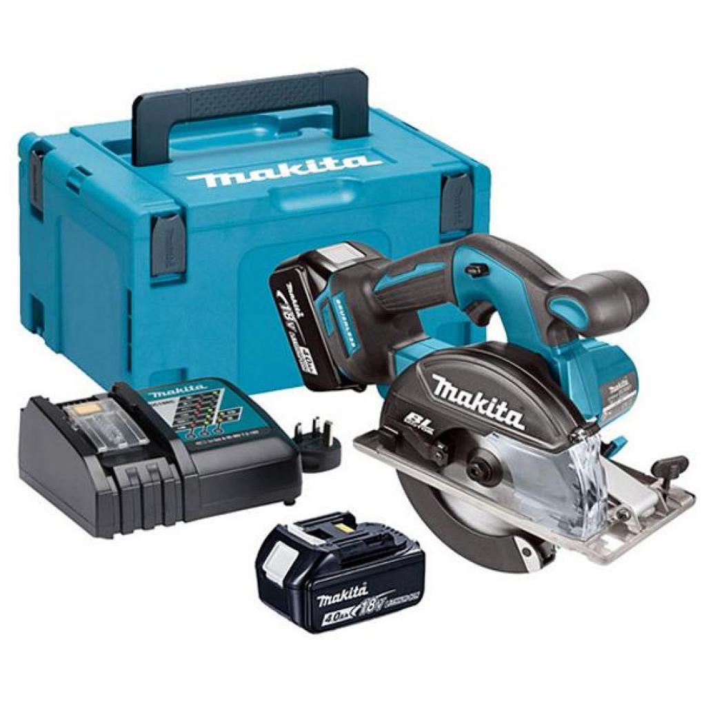 Дискова пила Makita по металлу LXT, 4Аг х 2шт, Makpac, 150мм (DCS551RMJ) - зображення 3