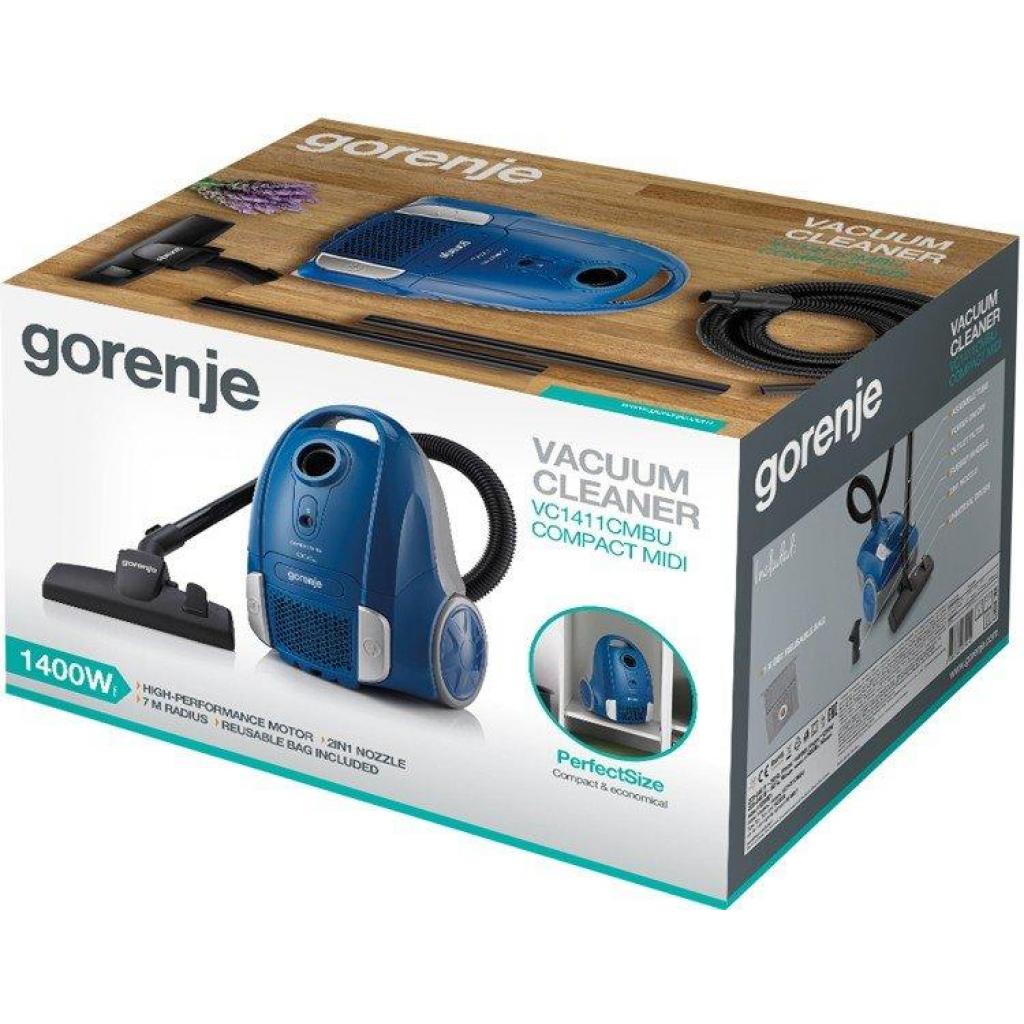 Пилосос Gorenje VC 1411 CMBU (VC1411CMBU) - зображення 4